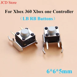10/20/50/100PCS For Xbox 360 Xbox One Controller Rb Lb Buttons Replacement Repair Parts LB RB Switch Bumper Joystick Button