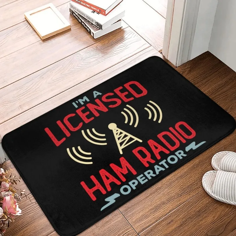 Ham Radio Amateur Operator Doormat Mat Anti-Slip Kitchen Bath Bedroom Rug Carpet