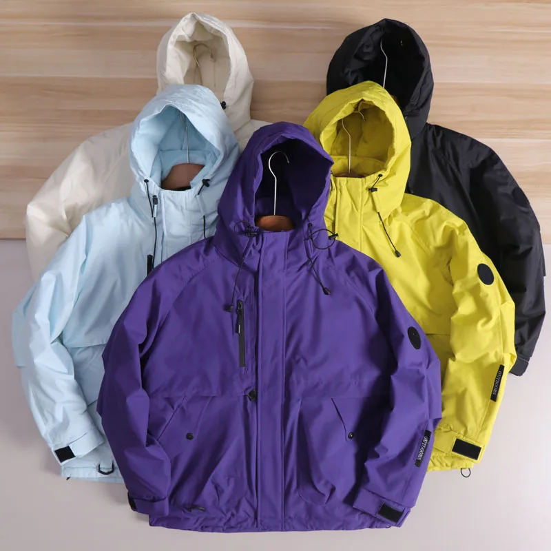 

Утепленная хлопковая куртка унисекс с капюшоном, городской стиль, модная, теплая, повседневная, однотонная, для мужчин и женщин, для пар