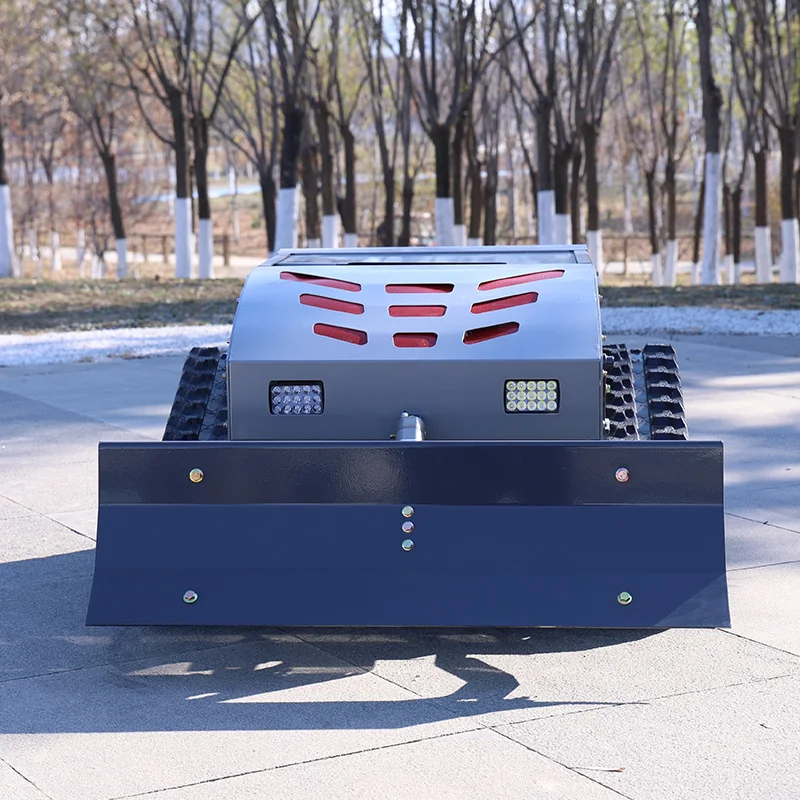 

Customized NY550H Lawn Mower Remote Start Stop 4KMH Speed 45° Gradeability 750W*2 Brushless