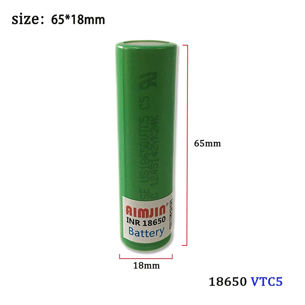 18650 New original VTC5 3.6V 2600mAh For Us 18650  30A toys tools flashlight battery +USB Charger