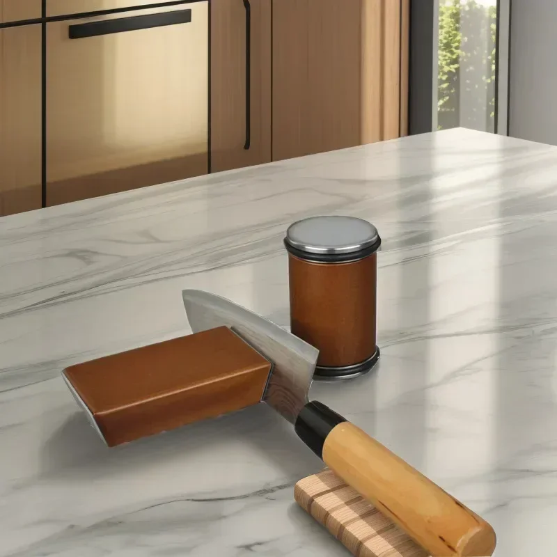 Kit di pietre per affilare i coltelli magnetici per affilare i coltelli con Kit di pietre per affilare i diamanti con accessorio da cucina con rullo