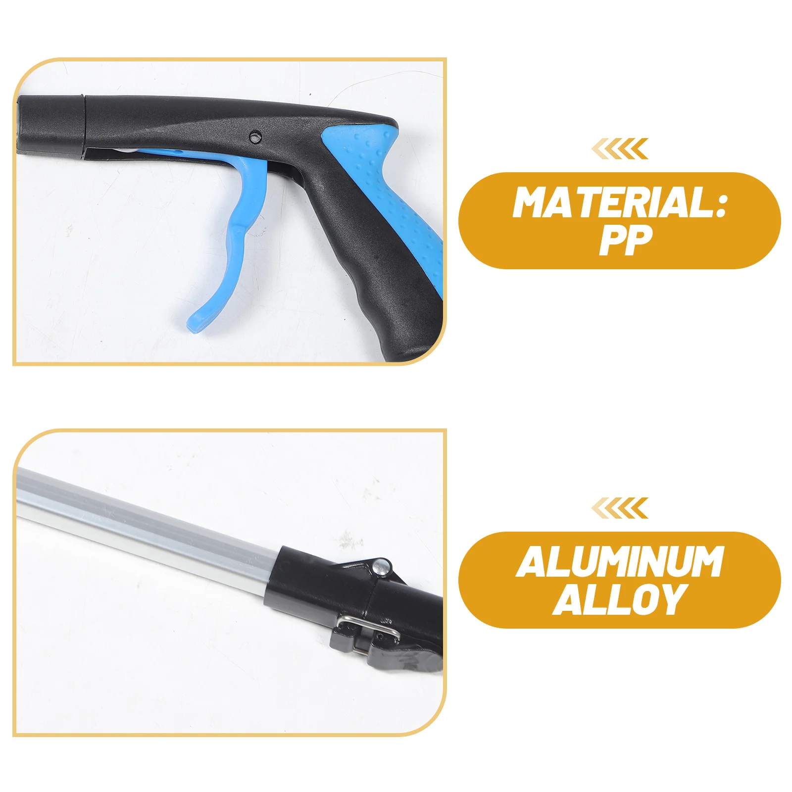 

Складной захват для сбора мусора, сверхмощный инструмент для сбора мусора для пожилых людей, прочный зажим для мусора, многоразовые щипцы, здравоохранение