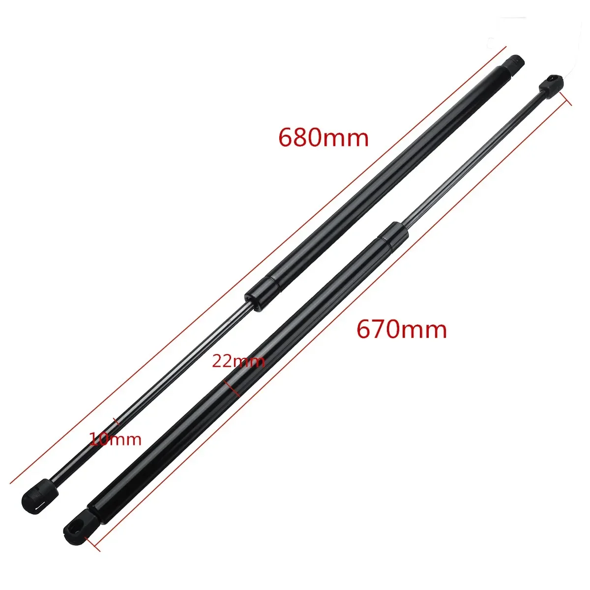 2PCS For Mercedes-Benz Vito Viano W639 2003-2014 Tailgate Gas Spring Lift Supports Struts Shocks