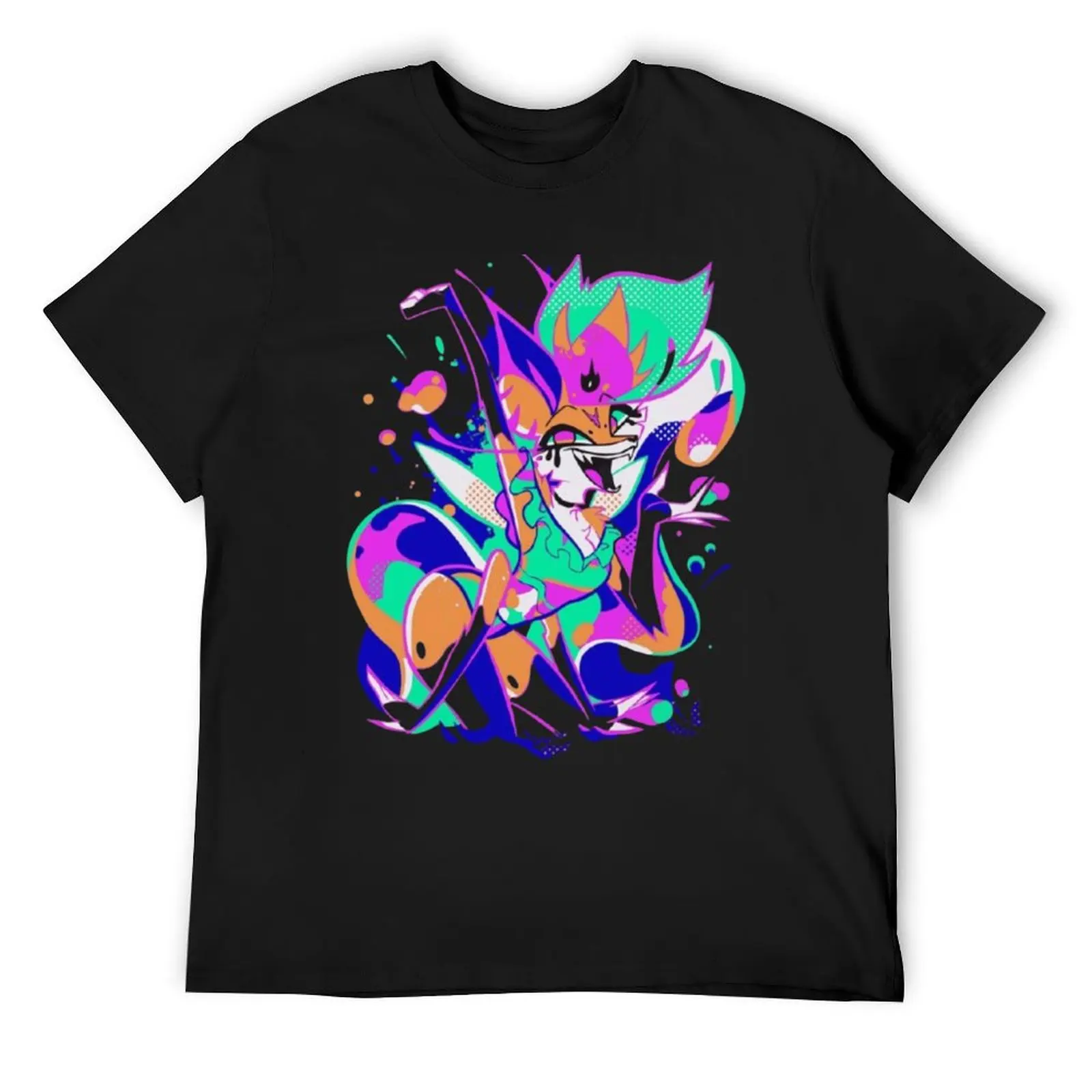 

Helluva Boss Queen Bee / Beelzebub Summer Splatter Pop Art T-Shirt