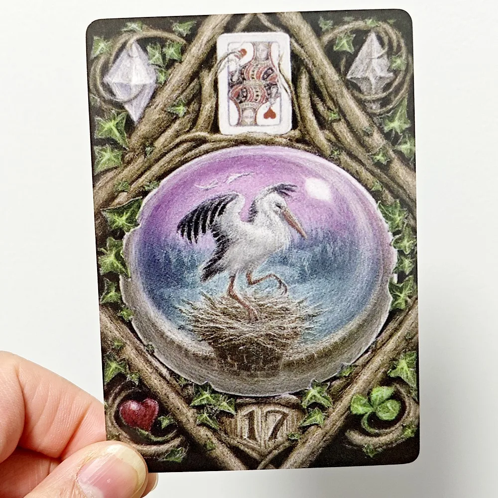 10.4*7.3 ซม.The Enchanted Lenormand Oracle 39 Magical การ์ดเพื่อเปิดเผยความจริงของคุณและโชคชะตาของคุณ