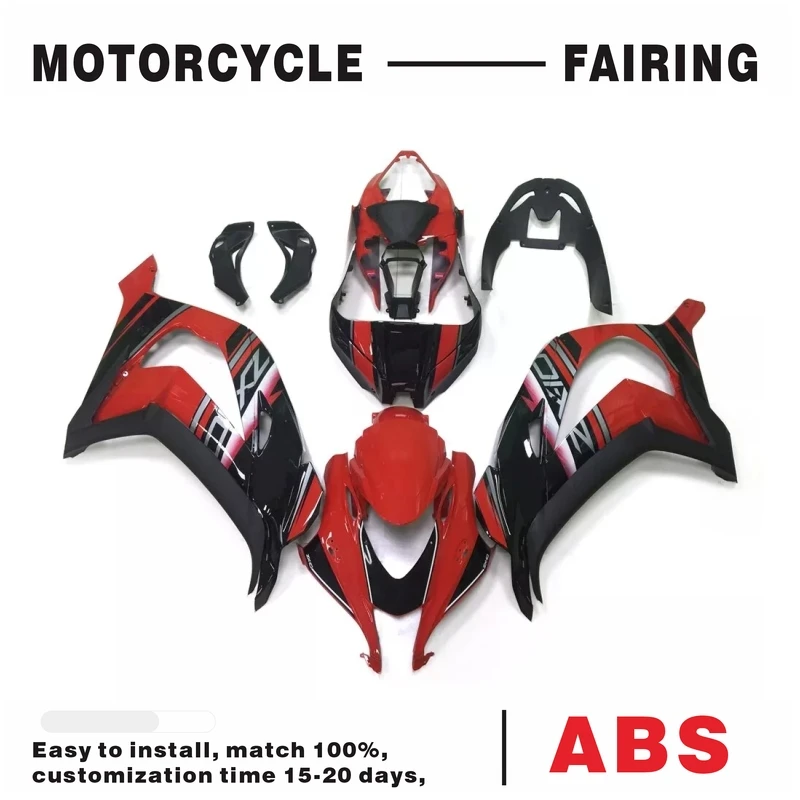 

Для Kawasaki Ninja 400 Ninja 400 2018-2024 обтекатели кузова Ninja 400 комплект обтекателей ABS белый синий
