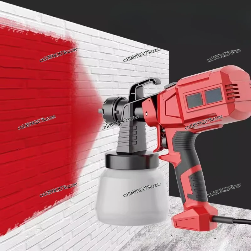 

Electric Paint Gun Latex Sprayer Sprayer Household Spraying Can High Power Spray Gun
