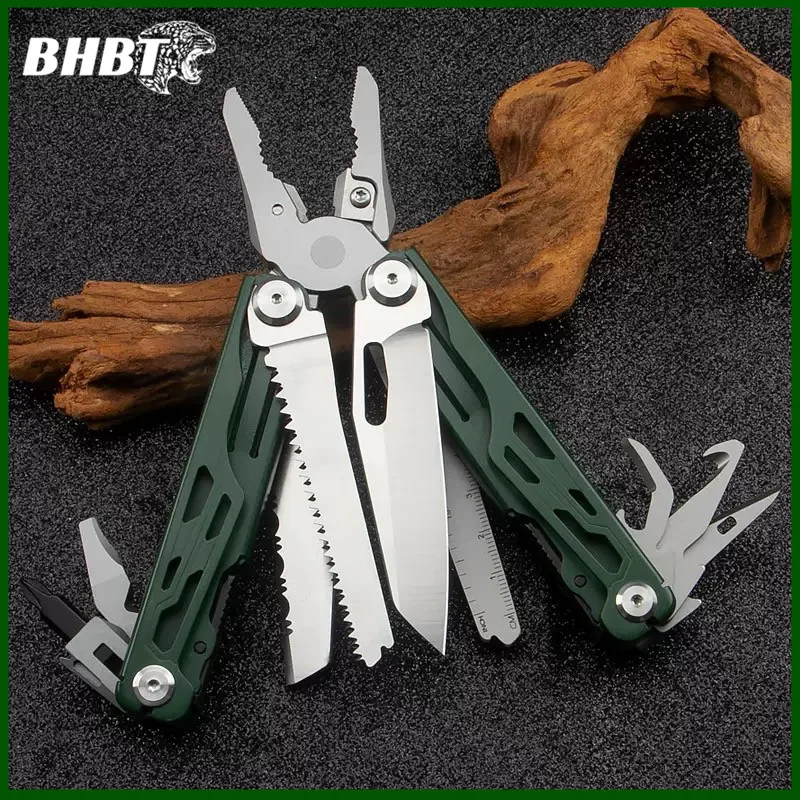 BHBT High-Carbon Steel Explosion-Proof Multitool Pliers Foldable Anti-Slip Outdoor camping emergency Electrical Tools