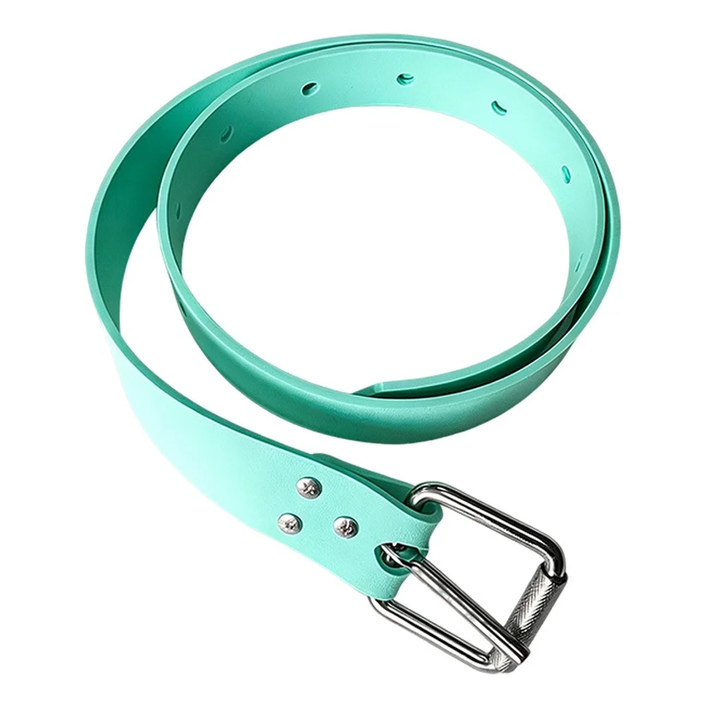 1. 1.5m Adjustable Silicone Weight Belt for Freediving Scuba Diving Featuring 316 Stainless Steel Buckle and High Visibility view 6