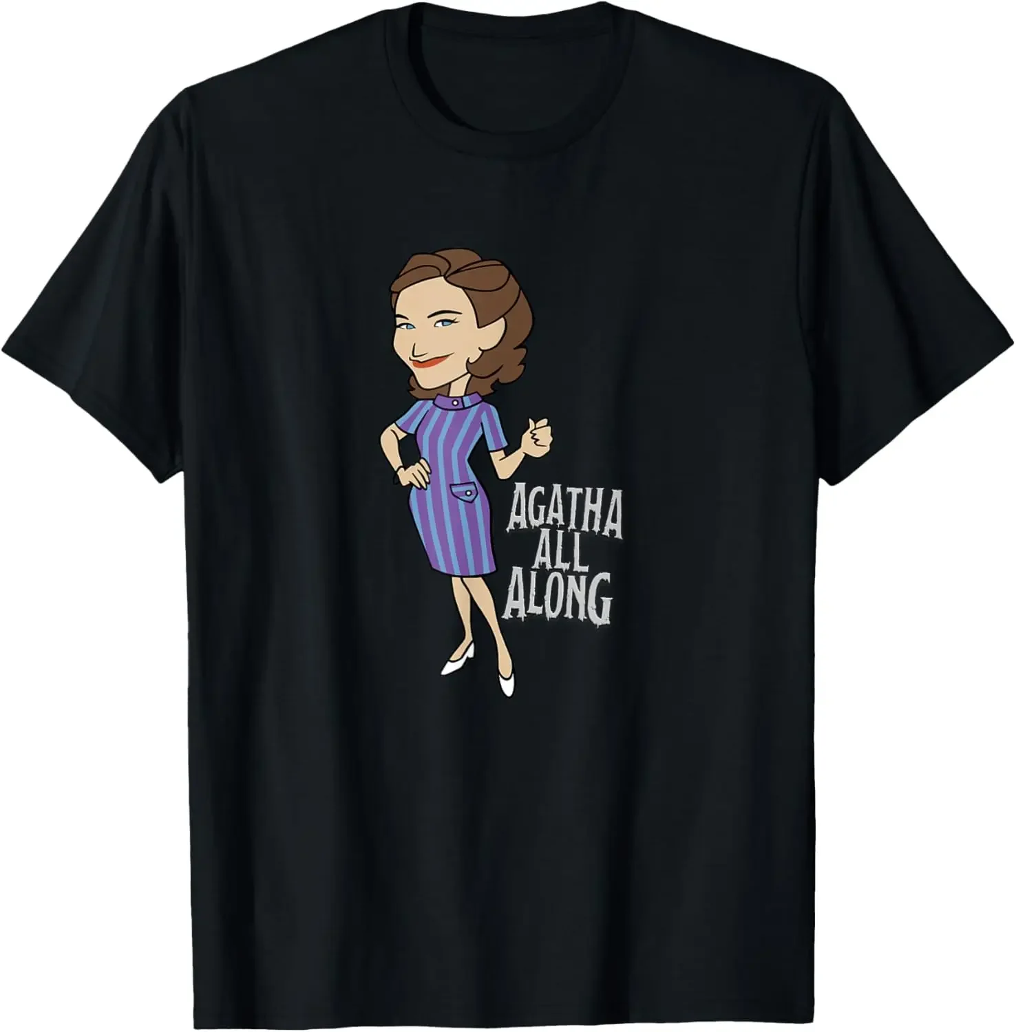 

Marvel WandaVision Agatha All Along Retro Portrait T-Shirt