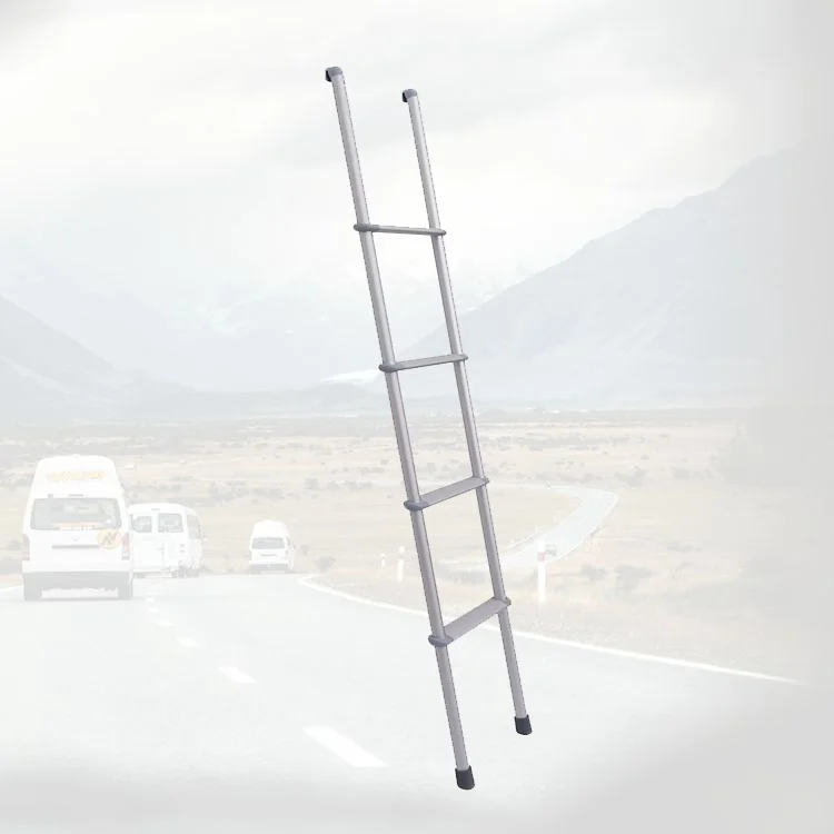 

Portable High Tensile Aluminum Alloy Rv Straight Ladder Carfavan Ladder Camping Accessories Rv Ladder
