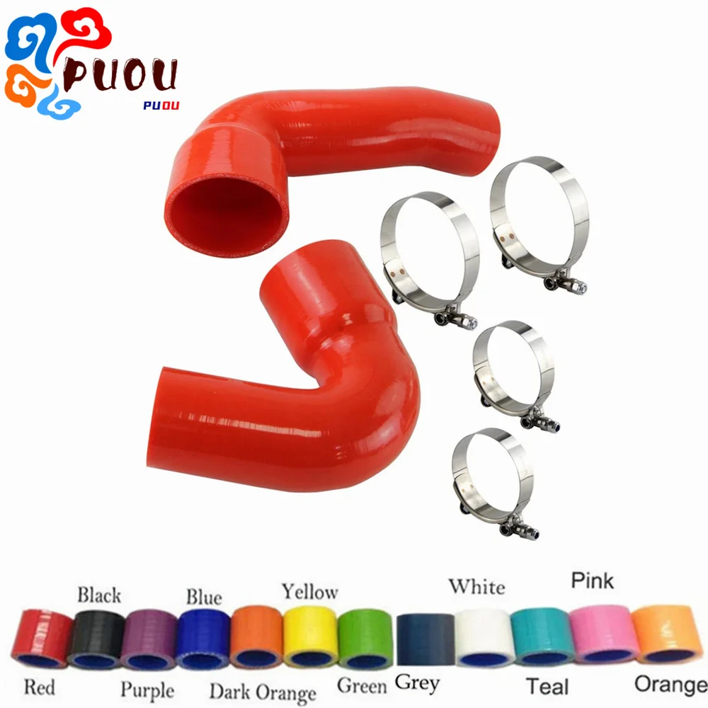 

Silicone Intercooler Hose&Clamp Fit VW GTI MK7 Golf R Audi A3/S3/TT/TTS 1.8T 2.0T TSI
