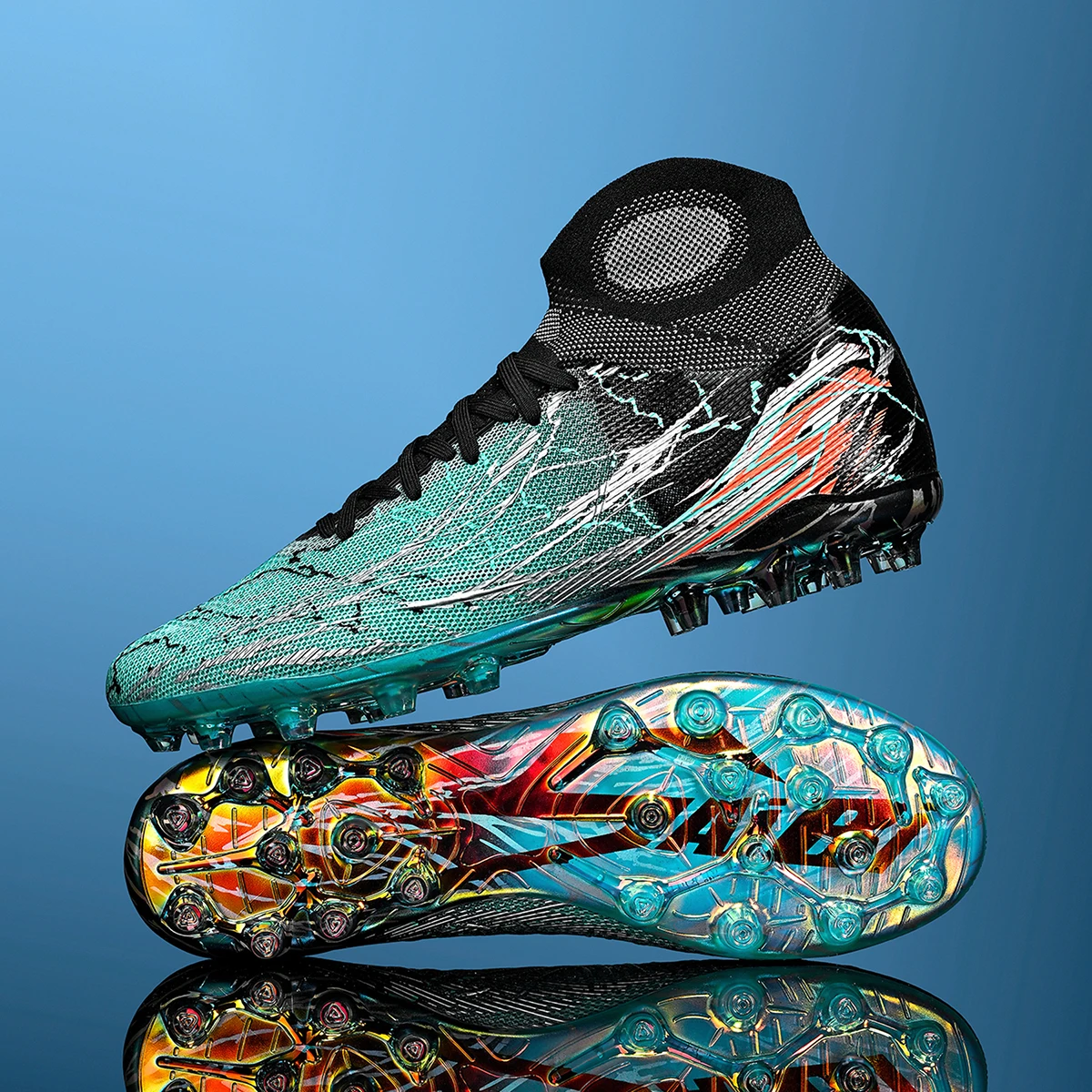 

Новые футбольные бутсы для мужчин с противоскользящей подошвой, шипами AG/FG, профессиональные бутсы для матчей и тренировок, обеспечивающие суперпрочное сцепление.