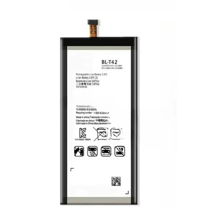For LG V50 V50 ThinQ  LG V50 G8X  LM-V500 V500N V500EM V500xm Phone BL-T42 3.87V Install Battery