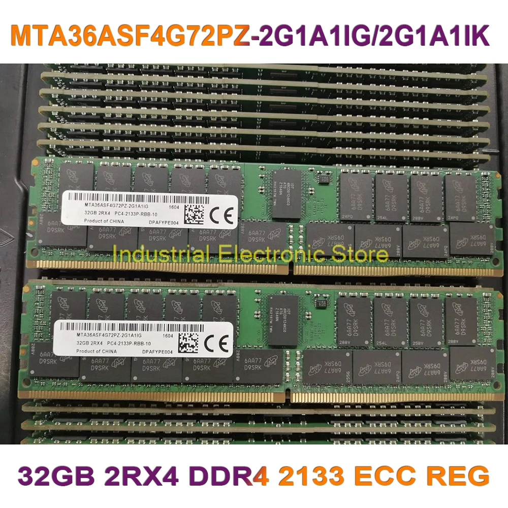 

Оперативная память для MT 32G 32GB 2RX4 DDR4 2133 память ECC REG/2G1A1IK, 1 шт.