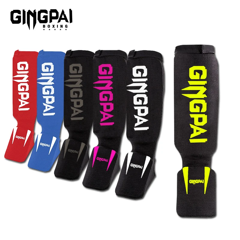 Shin Protective Guard Kick Boxing Sanda Taekwondo Boxing Leggings Ankle Shin Protection Karate MMA Muay Thai Shin Pads Protector