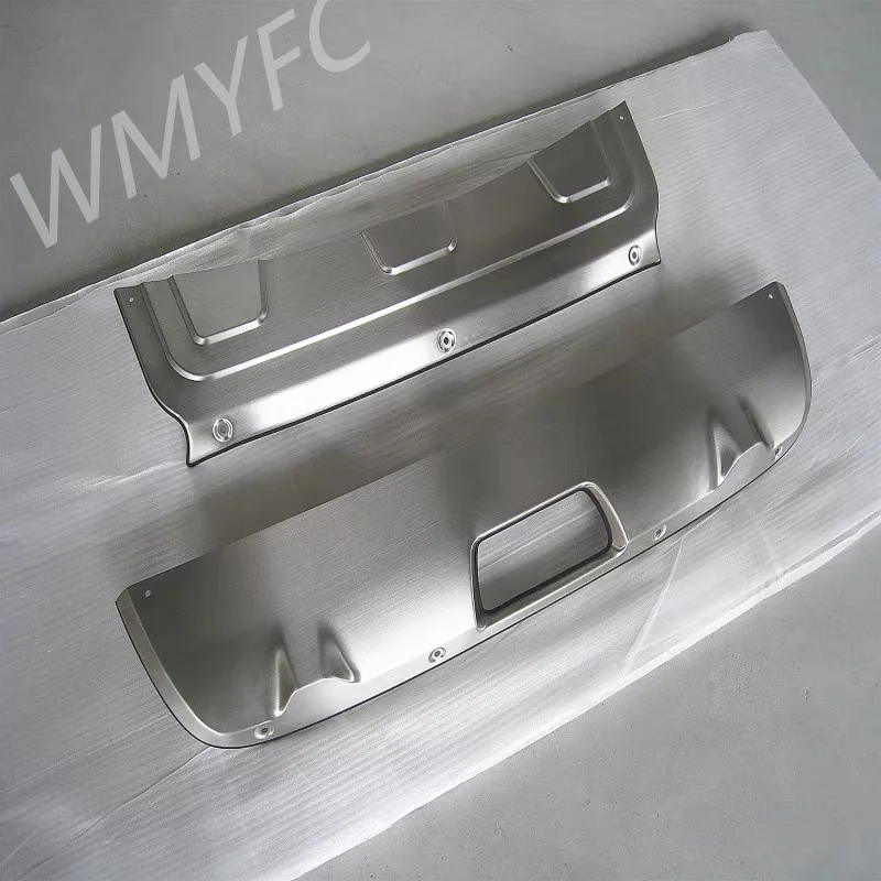 Car styling stainless steel  Front Rear bumper cover trim For Nissan Qashqai J11 2016 2017 2018 2019