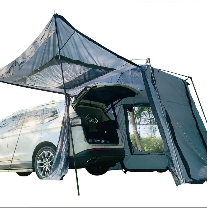 Tenda do carro Roof Top para Camping, toldo traseiro, ao ar livre Sun Shelter, impermeável, fábrica, B-HW114