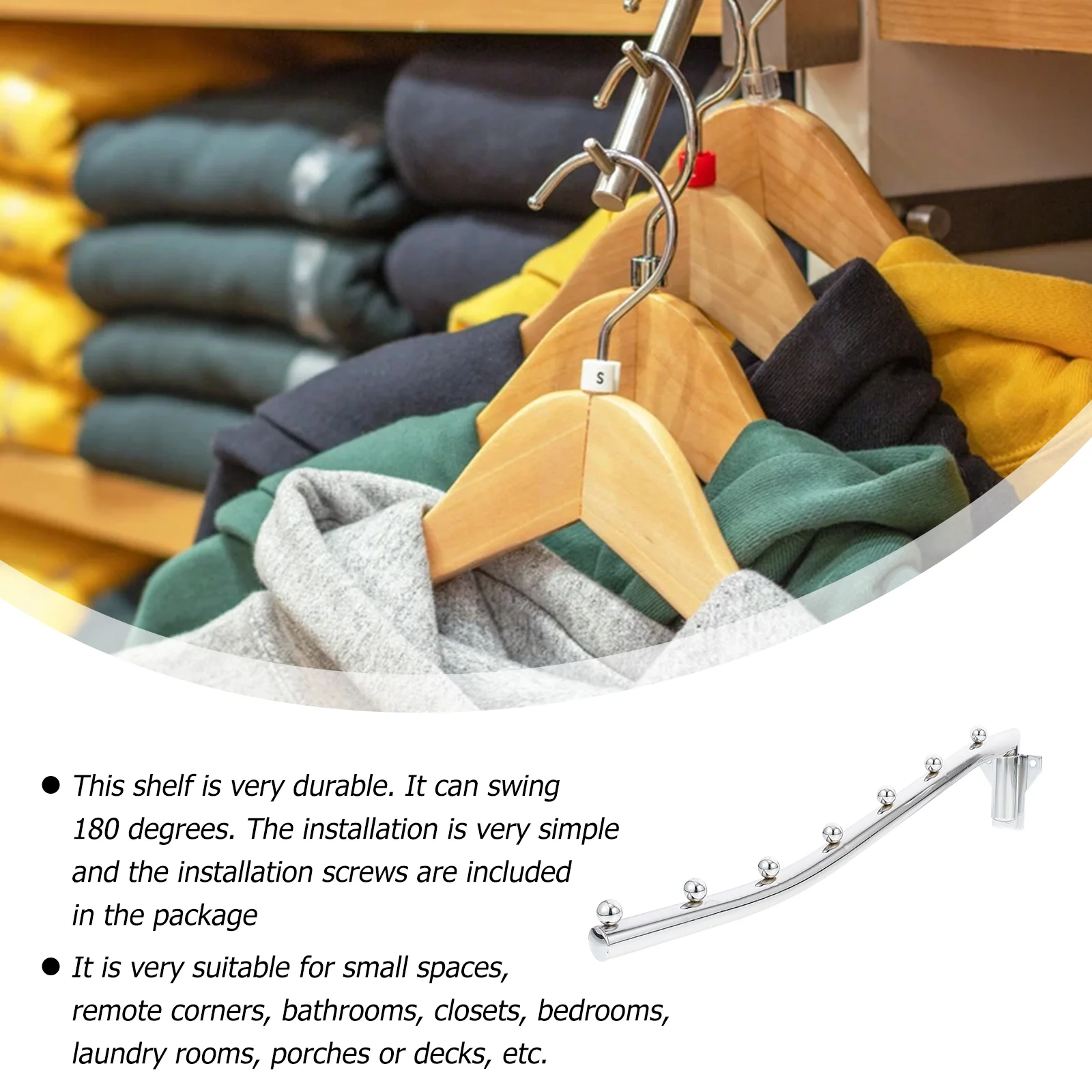 Clothing Hanger Hook Clothes Drying Racks Closet Organizers Iron Folding Hanging