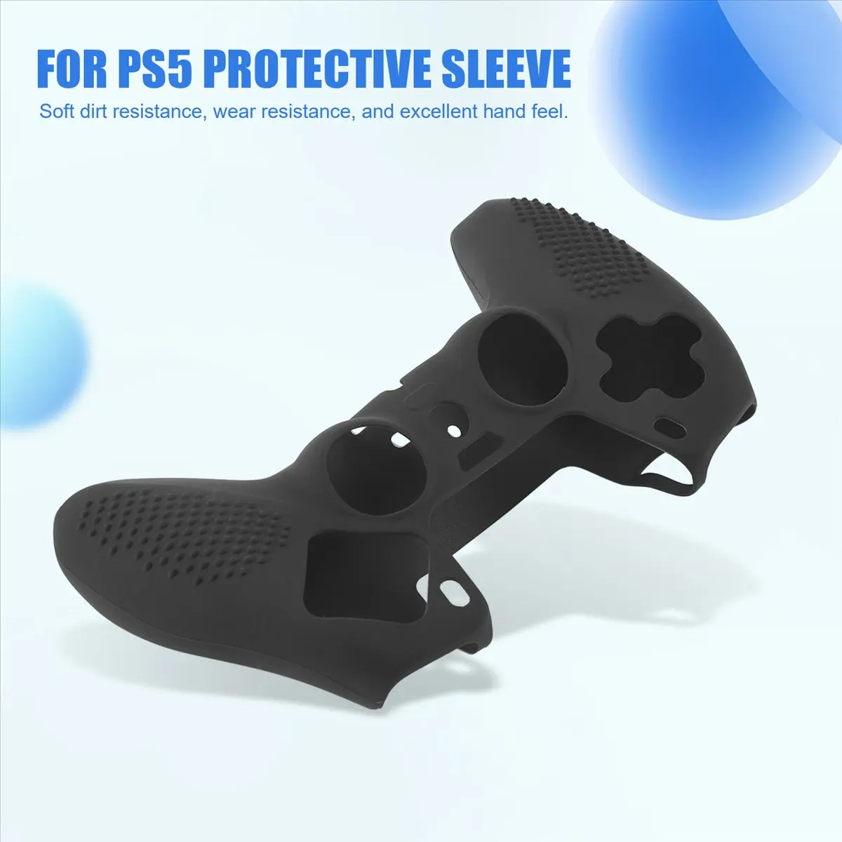 A40I للغطاء الواقي من السيليكون لوحدة التحكم لغطاء المقبض غير القابل للانزلاق (أسود)