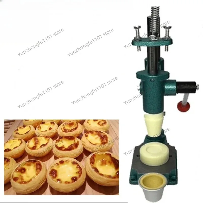 Egg Tart Making Machine Shell Presser  Cup Shape Manual Egg Tart Mold Dough Molding Machine