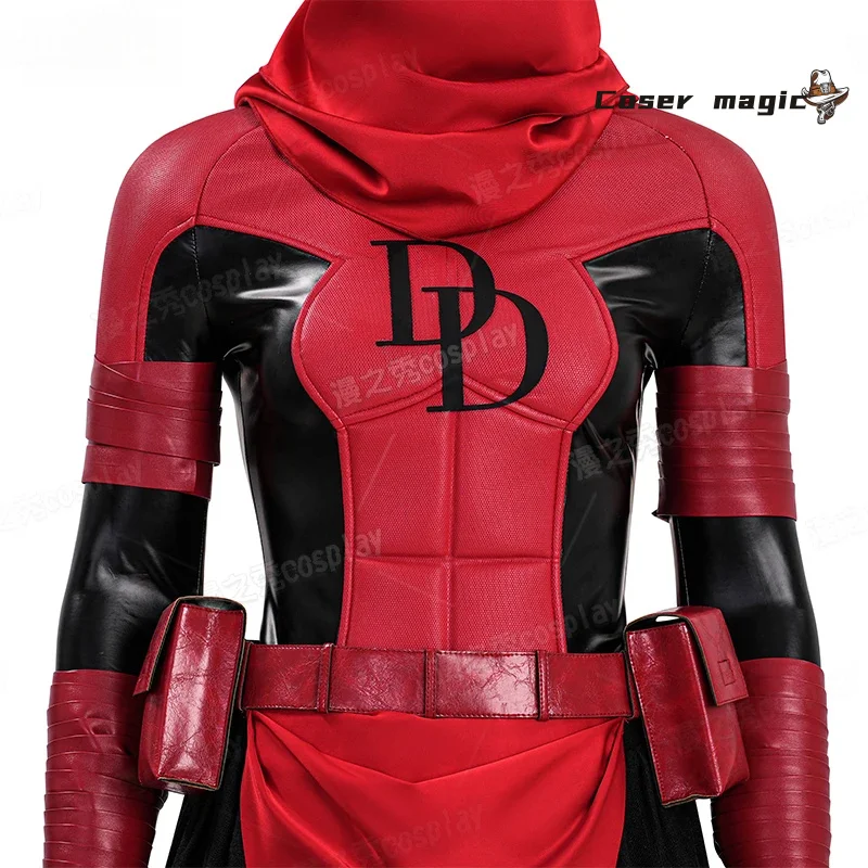 Anime Daredevil Elektra 코스프레 의상 유니폼 할로윈 카니발 파티 크리스마스 역할 놀이 의류 의류
