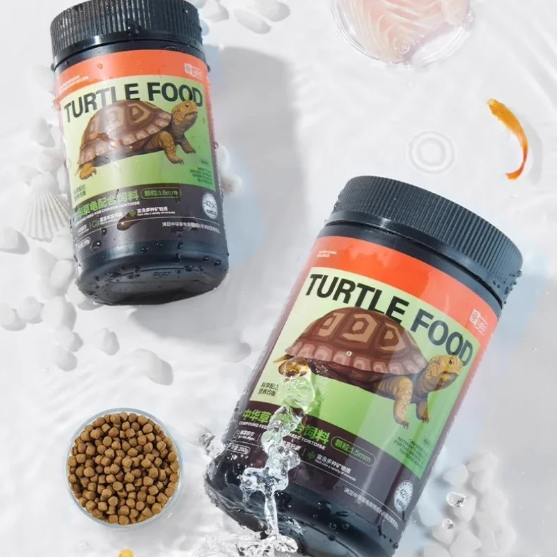 

Yee Chinese Pond Turtle Food - High Protein Floating Pellets (1.5mm) for Grass Turtle & Black Turtle - All Life Stages Formula