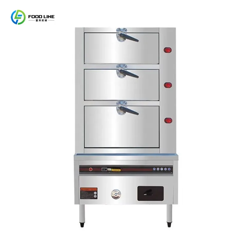 

Customized Commercial Rice Steamer Cabinet Industrial Food Steamer Rice Steaming Machine