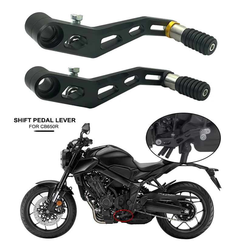 

Подходит для Honda CB650R CB 650R CB650 R 2018 2019 2020 2021 2022 2023 мотоциклетный регулируемый складной рычаг переключения передач, педаль переключения передач
