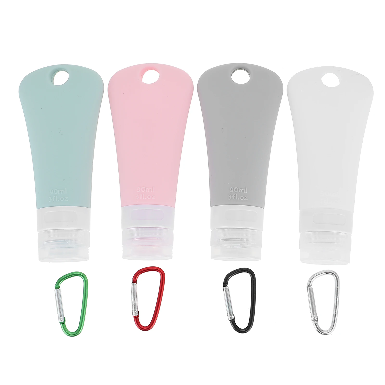 

4 Sets High Capacity Cleansing and Care Bottles Travel for Toiletries Lotion Container