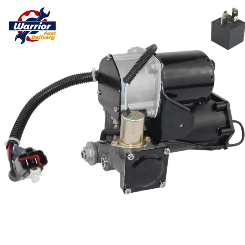 

AP03 Hitachi Style Air Suspension Compressor Pump +Relay for Land Rover Discovery 3&4 LR3 LR4 Range Rover Sport LR023964