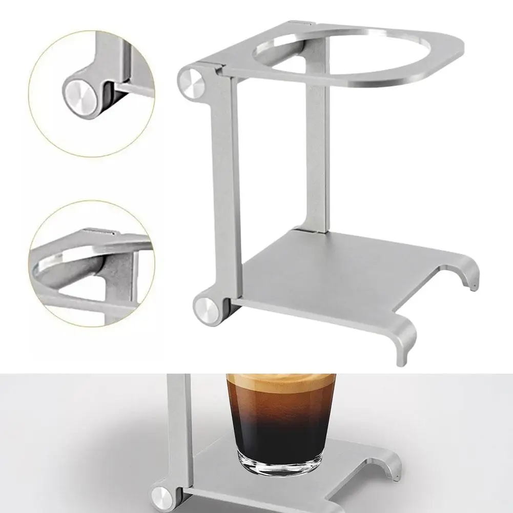 Foldable Coffee Drip Holder Aluminum Alloy Support Stand For Manual Espresso Coffee Portable Travel Outdoor/ Home Using Tool