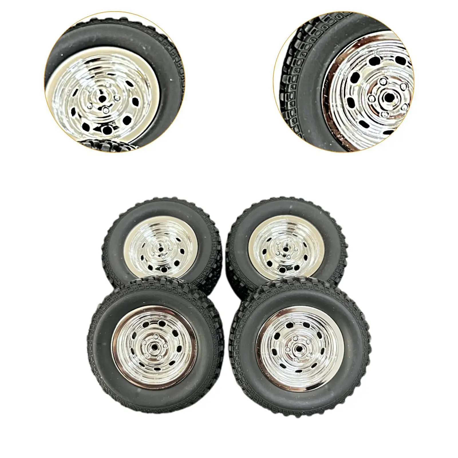 MN82 MN78 1/12 스케일 크롤러 자동차 부품용 RC 타이어 및 림 4개