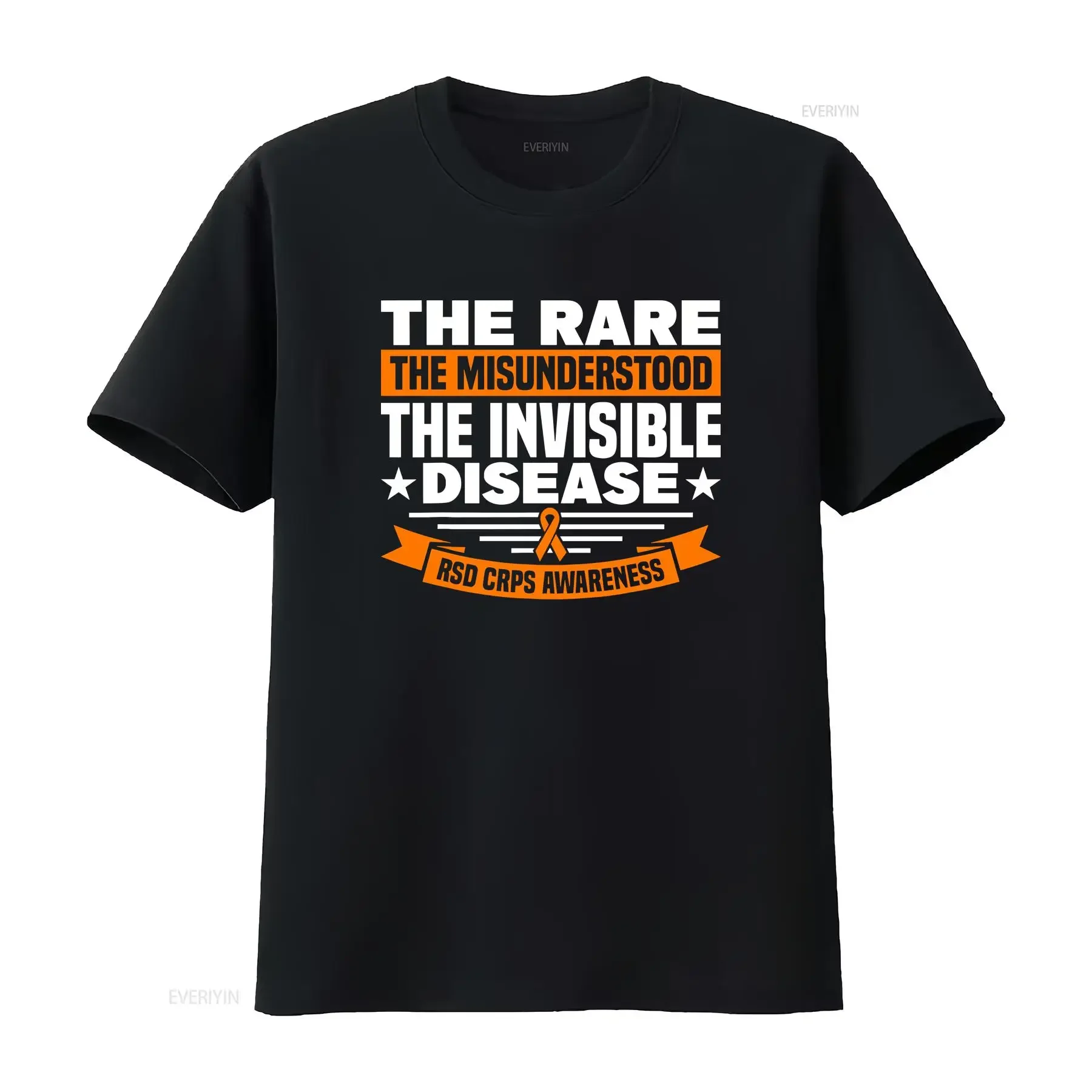 The Misunderstood Invisible Disease RSD CRPS Awareness T Shirt vintage Washed Top For Everyday Wear Slightly Casual Unisex Soft