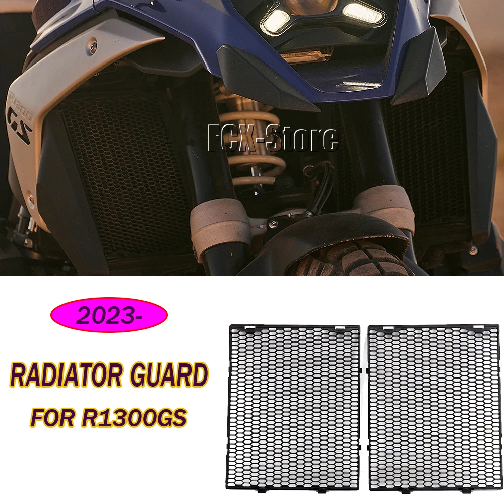 New For BMW R1300 GS R 1300 GS r1300gs  R1300GS 2023 2024 Motorcycle Radiator Guard Grille Oil Cooling Cooler Cover Protector