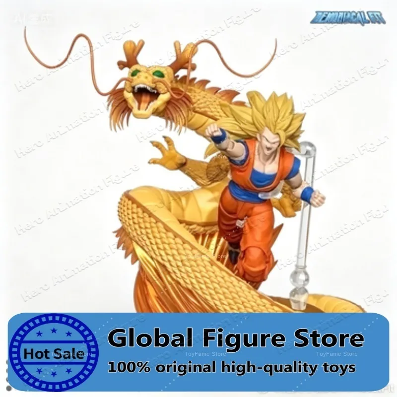 

In stock Demon Fusion Son Goku Ssj3 Action Figure Dragon Ball Shf Dragon Blaster Super Saiyan 3 Son Goku Kakarot Model Ornament