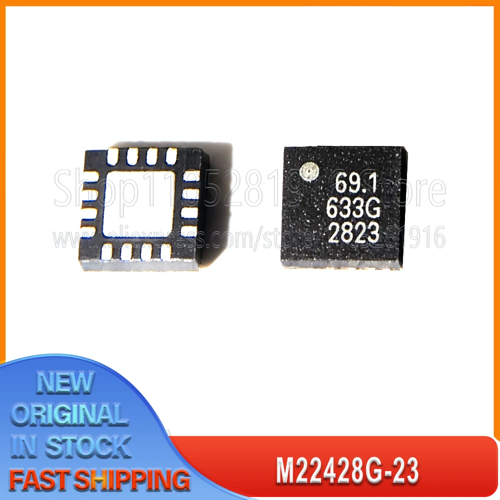 1PCS New Original M22428G-23 M22428G Silk Screen 2823 QFN16