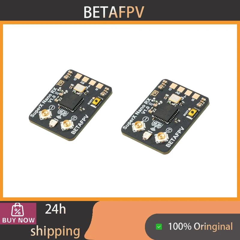 BETAFPV SuperX GemX Gemini ELRS True Diversity Dual Band RX Module, Long Range Accessory for FPV Long Range Racing Drones