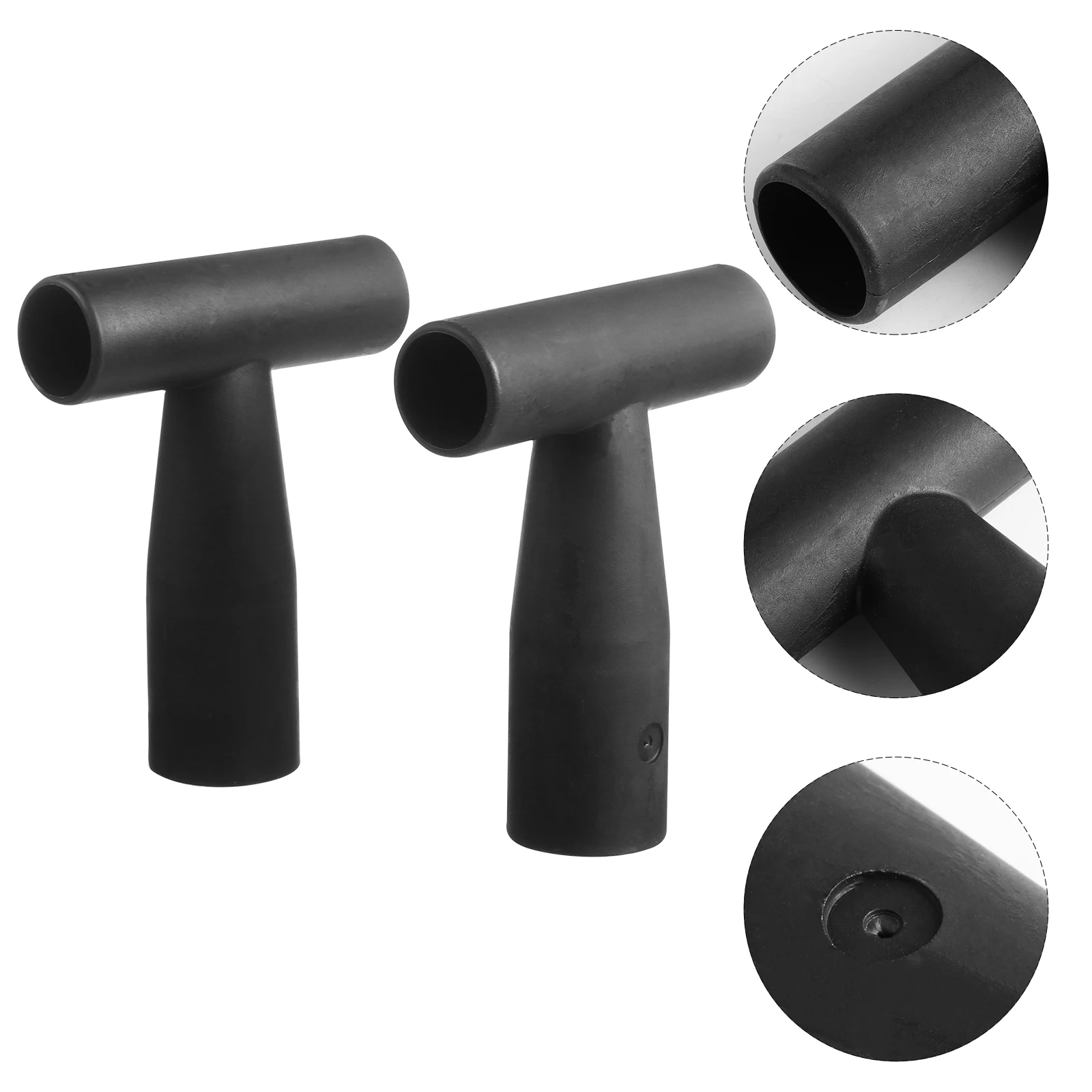 2pcs T Replacement For Shovel Spade Fork Tool Lightweight Durable Plastic Grip Shovel Handle Raking Handle