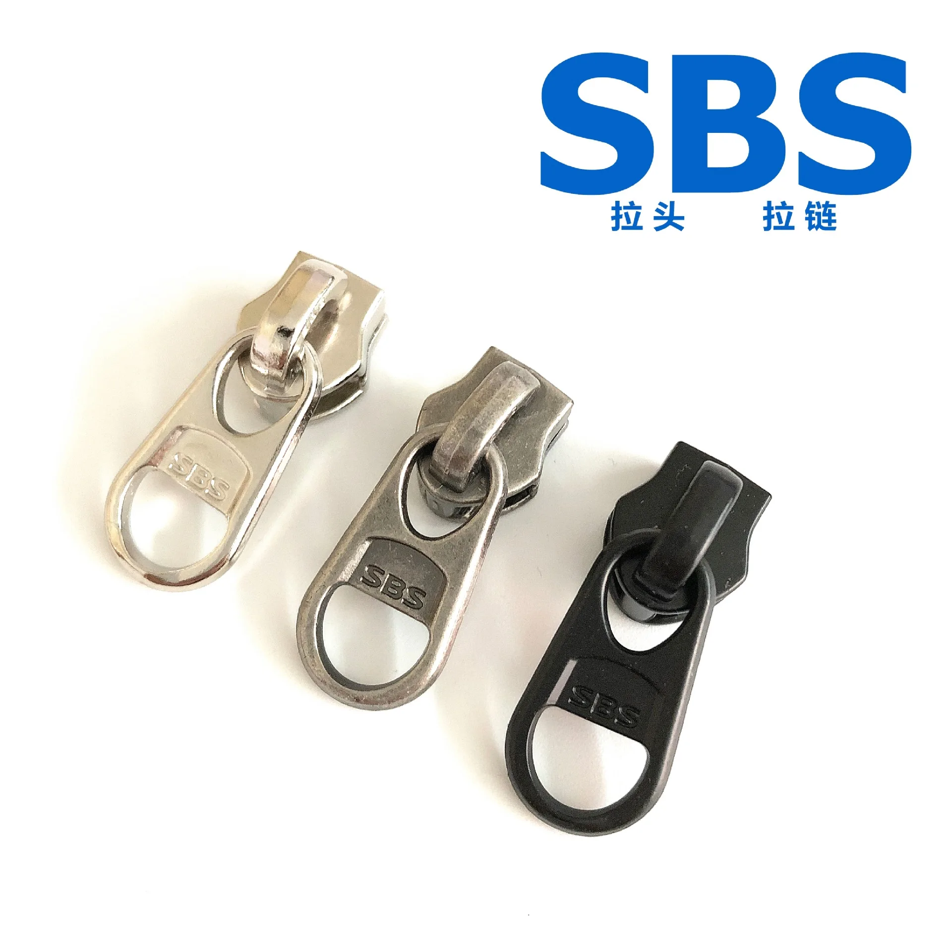 No. 5 Sbs Metal Zipper Head 7 #nylon Elephant Trunk Head with 8 #Guangzhou SBS 30pieces