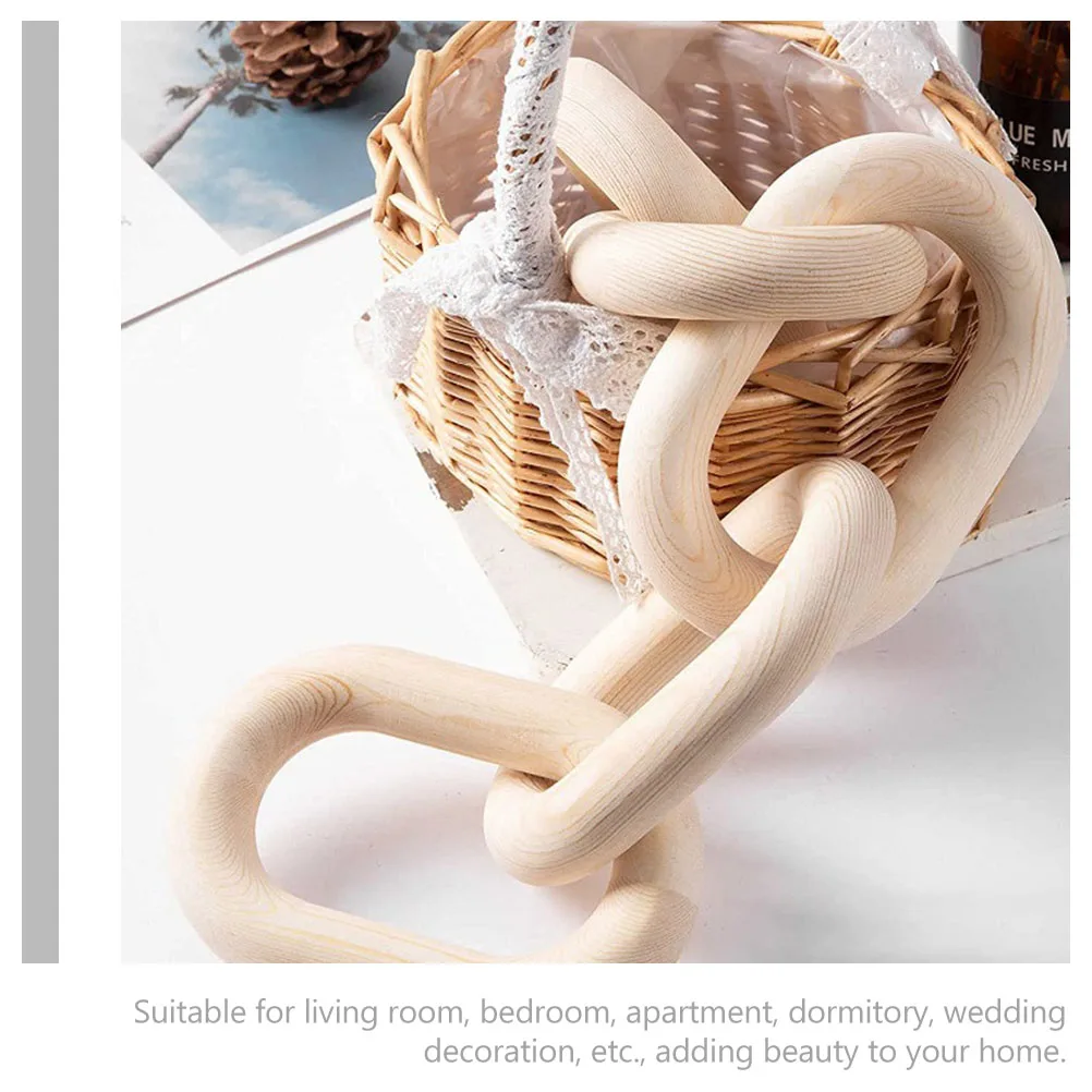 

Natural Handcrafted Wooden Chain Hanging Decor Ornament For Living Room Bedroom Home Rustic Wood Chain Pendant Diy