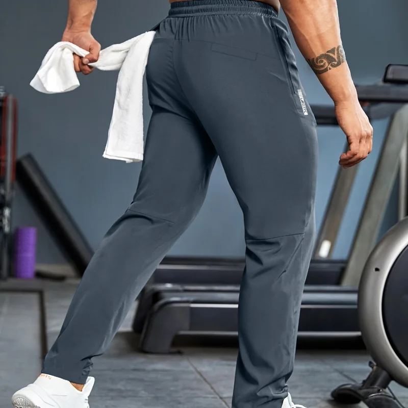 Pantalones deportivos finos para hombre, ropa informal transpirable de secado rápido, para correr, Fitness, holgada, de verano, venta al por mayor, novedad