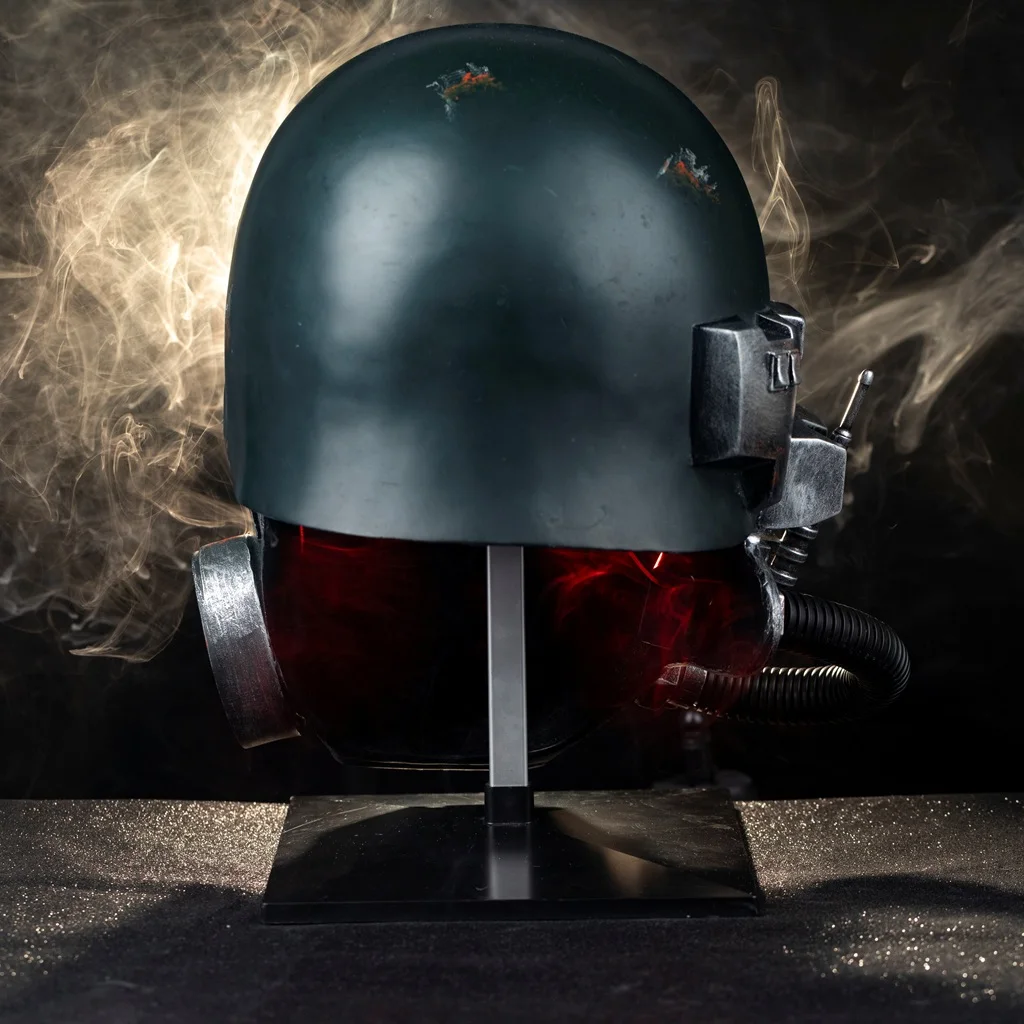 Xcoser Game Fall out 4 NCR Veteran Ranger Helmet Cosplay Prop LED Light Resin Replicas - view 4