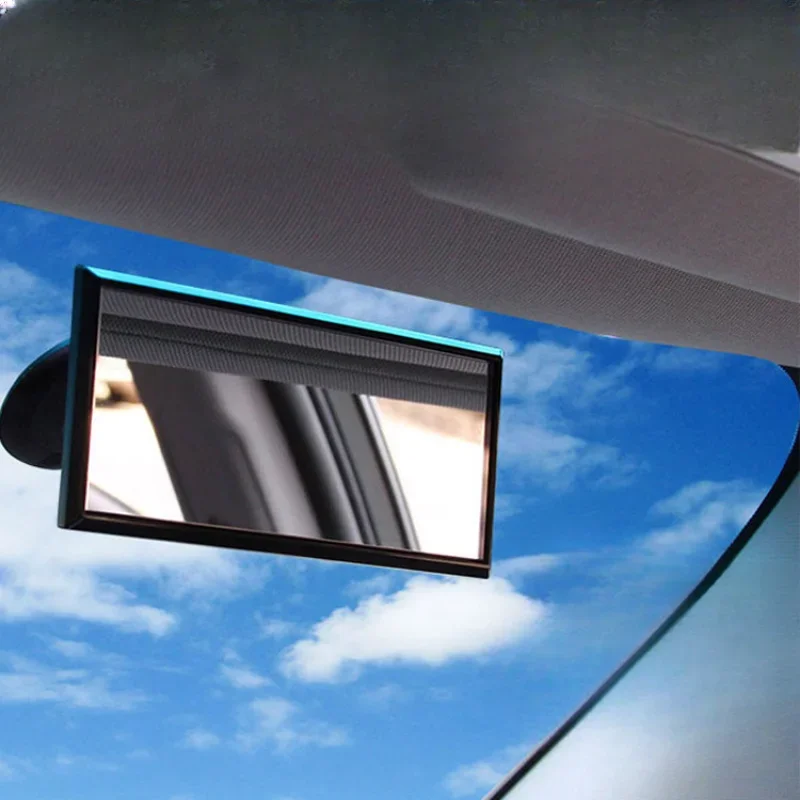 Car Suction Cup Rearview Mirror Large Field of View Rearview Mirror Baby Safety Rearview Mirror Blind Spot Rearview Mirror