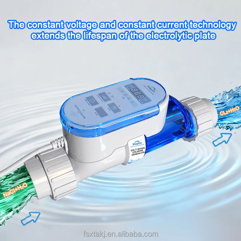 

STEPON factory OEM ODM, directly replacing the world's brands, 15G-50G WiFi APP remote control swimming pool salt