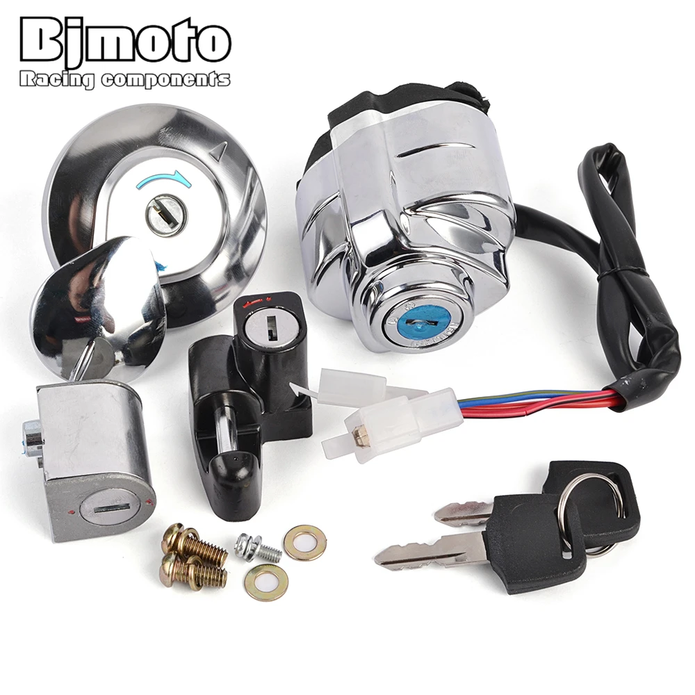 Ignition Switch Fuel Gas Cap Seat Lock For Honda VT750C Shadow Aero / VT750C2F Shadow Spirit 2007-2009 35010-MFE-670