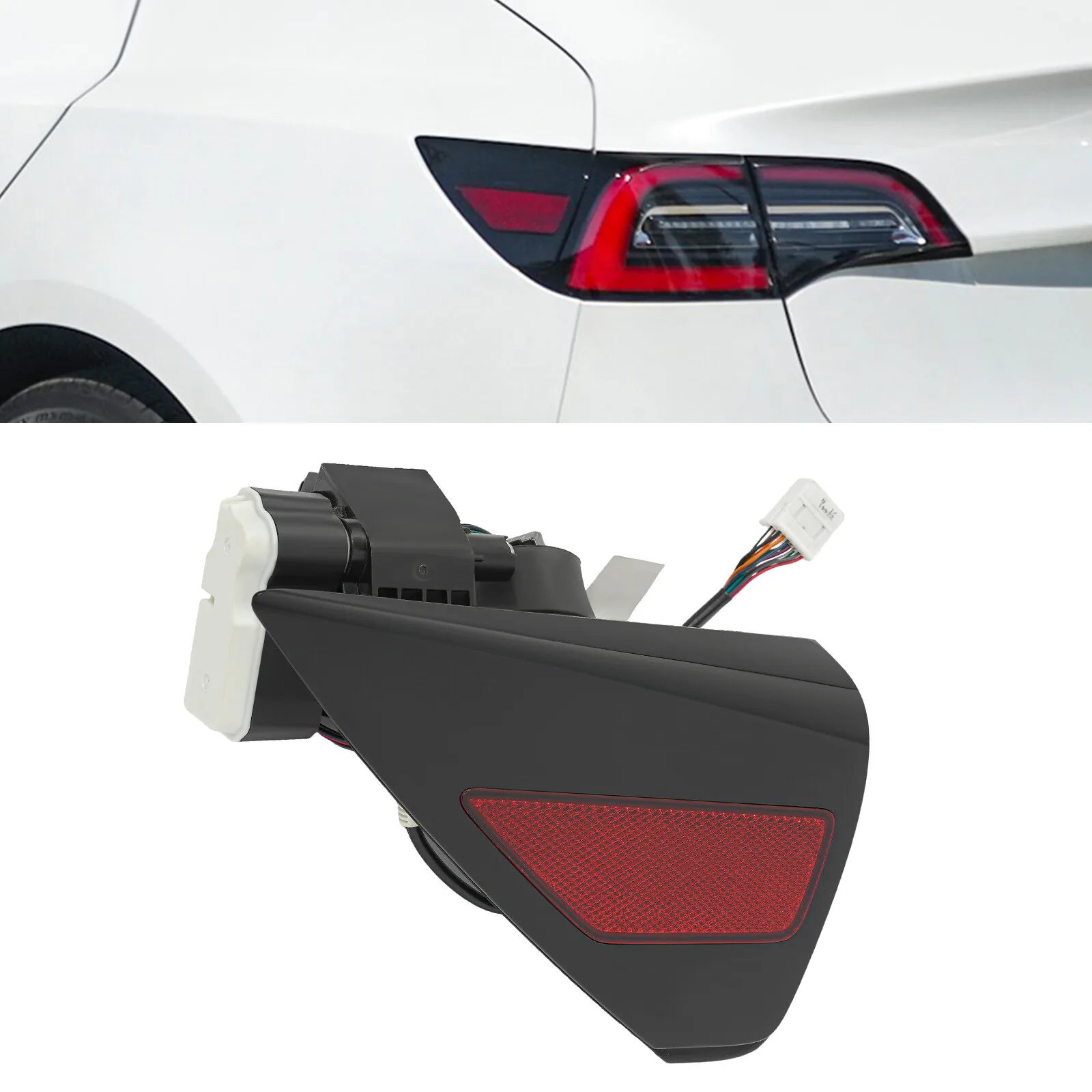 Cubierta de puerta de puerto de carga del lado del conductor para Tesla Model 3/Y (2017-2023) - Reemplazo de estilo OEM