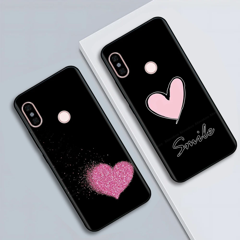 حافظة فاخرة لهاتف Redmi Note 5 Pro منقوشة للحماية الكاملة من السيليكون السائل الناعم غطاء كرتوني لهاتف Xiaomi Redmi Note 5 Pro Note 5