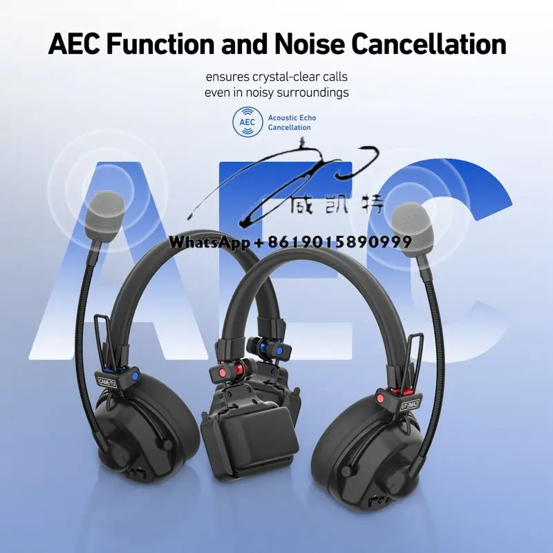 Waero-pro 4users Sports Intercom Headset Waero-pro for High Quality Team Communication